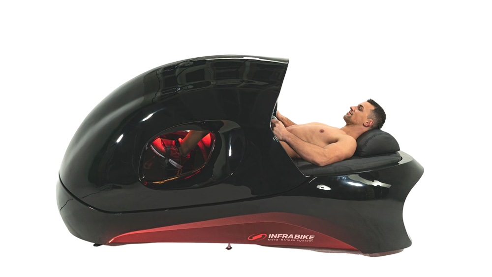INFRABIKE® — 1'300 calories en 30 minutes en position allongée