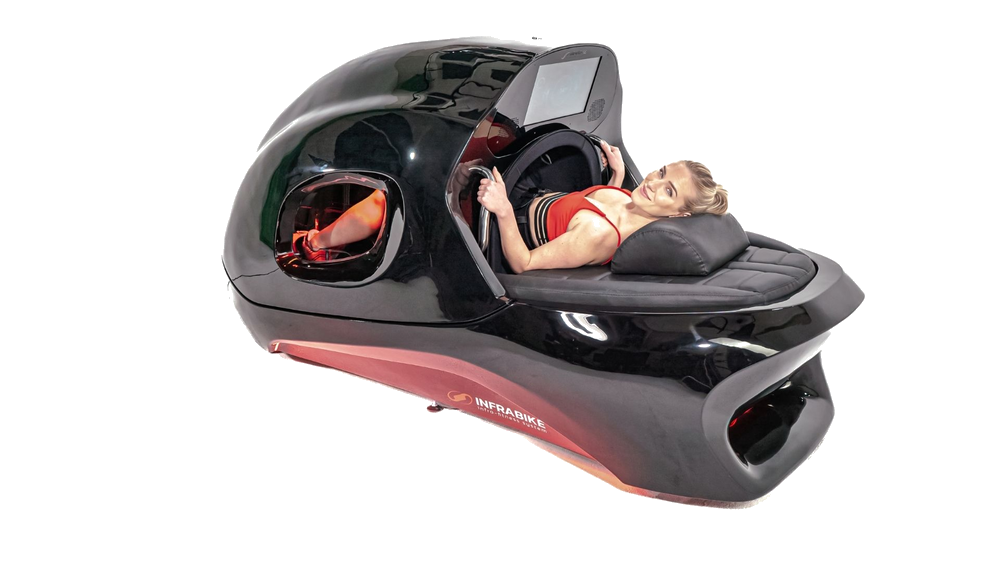 INFRABIKE® vue de dessus — séance infrarouge Suisse